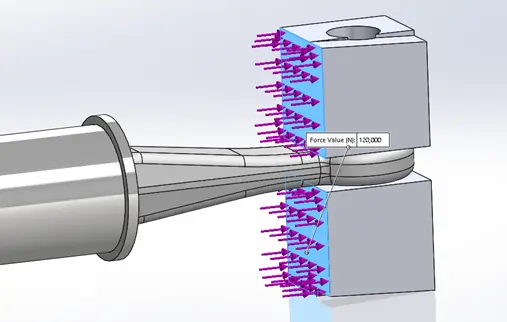 Ajh Adjustable tow bar simulation