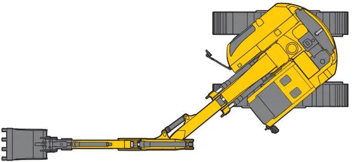 Liebherr R920 RRV Offset Screen